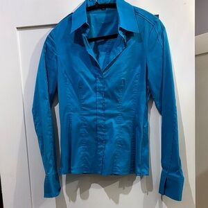 Women’s Hugo Boss  Blue Dress Shirt